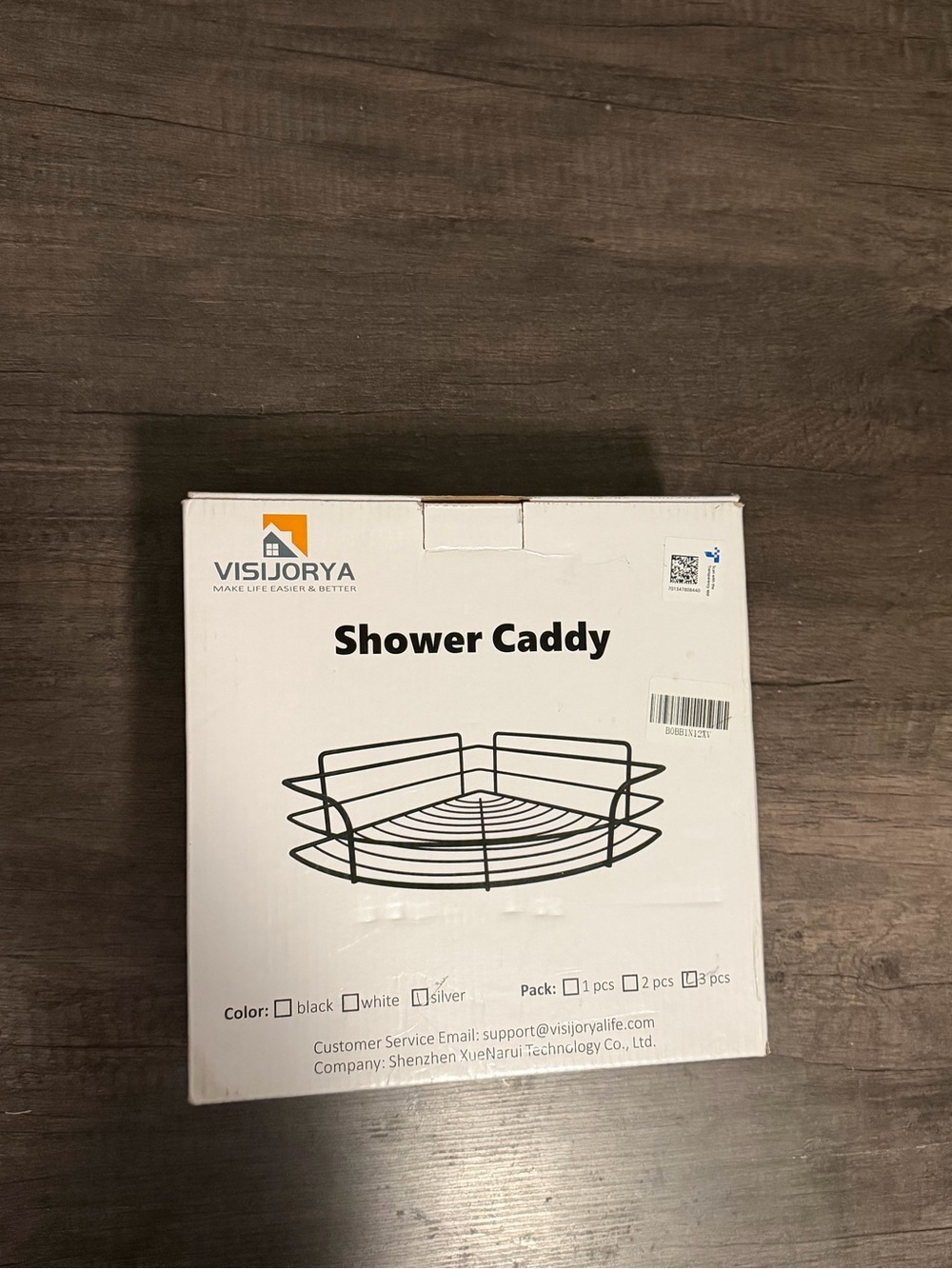 & Other Stories Black Corner Shower Basket - Wire Triangular Caddy